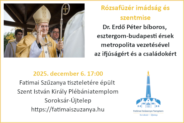 Dr. Erdő Péter bíboros templomunkban